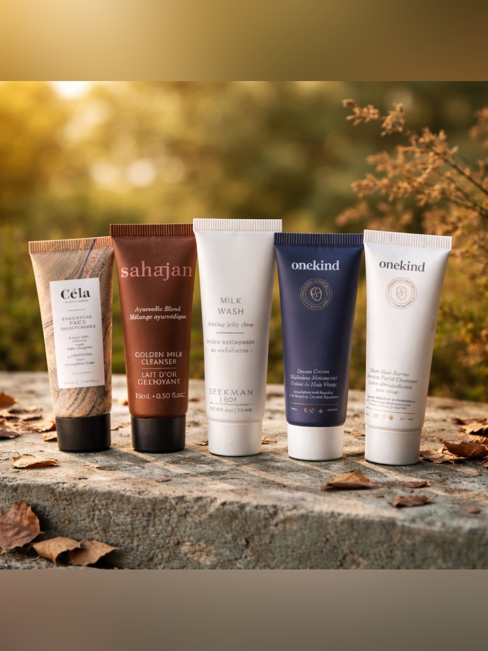 Onekind and Sahajan Skincare Travel Set of 5